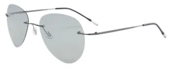 Окуляри для водія поляризаційні антивідблискові сонцезахисні фотохромні авіатори JoyPoint для нічного та денного бачення + твердий футляр (JPNT0SUN02GY)