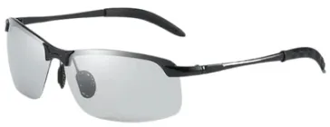 Окуляри для водія поляризаційні антивідблискові сонцезахисні фотохромні JoyPoint для нічного та денного бачення + твердий футляр (JPNT0SUN03GY)