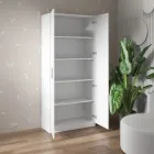 Шафа з 5 полицями на дві дверки Vays М-035 80х181х35 білий