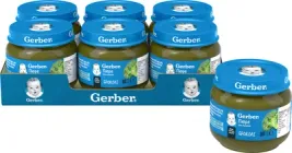 Упаковка овочевого пюре Gerber Броколі від 6 місяців 80 г х 6 шт (7613287165442)