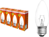 Лампа розжарювання свічка ELECTRUM 60W E27 (A-IC-0019-4) 4 шт