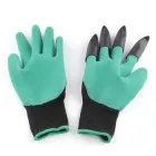 Садові рукавички Garden Genie Gloves прогумовані з кігтями (418)