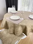 Водовідштовхувальна Скатертина "Мармур капучино" 180х100 см