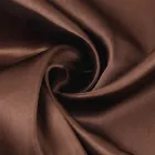 Тканина атлас LuxFabric 115 г/м² 1,5 м 1 м Коричневий