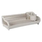 Сушка для посуду пластикова (біла троянда) A167091-21 Сушарка Алеана