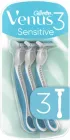 Одноразові станки для гоління (Бритви) жіночі Gillette Venus 3 Sensitive 3 шт (7702018487028)