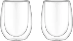 Набір чашок із подвійними стінками Ardesto 350 мл х 2 шт (AR2635BW)