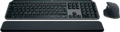 Комплект бездротовий Logitech MX Keys S PLUS PALMREST + MX Master 3S Combo Graphite UA (920-011614)