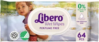 Вологі серветки Libero Wet Wipes 64 шт. (7322541164724)