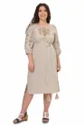 Сукня-вишиванка Golfstream Слобожанка 54 Бежевий (012251)