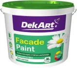 Фарба фасадна DekArt Facade Paint 12.6 кг Біла матова (4820089418901)