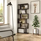 Стелаж-полиця для книг та іграшок Moreli FG-56 на 6 комірок 700x1920x238 мм Венге темний