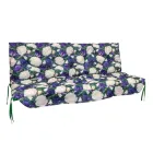 Матрац для гойдалки водовідштовхуючий eGarden PEONIES 170x110x8 стьобаний