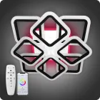 Люстра светодиодная 517 Dlight 3color с пультом 110Вт Черный (01653)