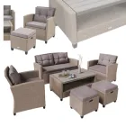 Набір садових меблів Di Volio Firenze бежевий/світло-сірий