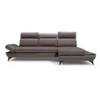 Диван кутовий розкладний Titan Perfect Home Анрацит (натуральне дерево/ДСП/тканина Fancy 96)