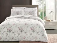 Односпальний комплект TAC Claudine Сатин-Digital 160х220 см наволочки 2 х 50х70 см