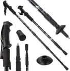 Трекінгова палиця для скандинавської ходьби EasyFit EF-3924-BK 1 штука Чорна (56002367)