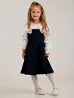 Дитячий вельветовий шкільний сарафан