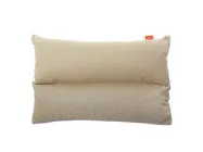 Подушка HOMEFORT гречане лушпиння "Гера" бавовна, двокамерна, силіконізоване волокно, однотонна р.40*60