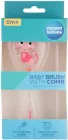 Щітка та гребінець для волосся Canpol babies тверді Рожевий (2/419 Рожевий)