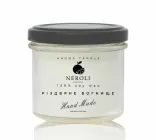 Аромасвічка соєва NEROLI Різдвяне Вогнище 100 мл світла банка