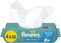 Дитячі вологі серветки Pampers Fresh Clean 4х52 шт. (8001841077949)