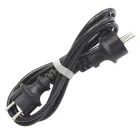 Шнур для підключення генератора, подовжувач із двома литими вилками 2 м ГОСТ 2х2,5мм² (4100Вт, 16А, 250В) чорний