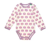 Боді в бузкові ведмедика (шерсть) Fred's World By Green Cotton 62 см (9062)