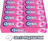 Упаковка жувальної гумки Orbit Bubblemint 14 г x 30 шт (4009900482394)