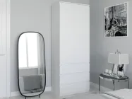 Шафа розстібна з поличками Moreli FS-210 на 3 ящики Ш803*В2117*Г502мм Білий