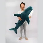 М'яка іграшка плшюшева Aкула BLAHAJ Велика Синя 100 см