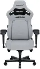 Крісло геймерське ігрове Anda Seat Kaiser 4 Size XL до 180 кг Gray Linen Fabric з чотирирівневою поперековою підтримкою (AD12YDDC-XLL-20-G-CF)