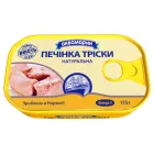 Рибна консерва печінка тріски Аквамарин 115 г х 12 шт