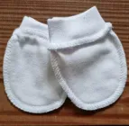 Царапки для новонароджених інтерлок 0-3 місяці зріст 50 - 62 см BST білий