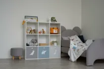 Стелаж на 9 комірок / 3 шухляди Dreamer, Блакитний