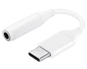 Перехідник роз'єм для навушників Samsung USB Type C To 3.5mm Aux Adapter Type-c 3 5 Jack Audio Earphone Cable Converter for Samsung Galaxy S24 S23 Ultra S20 Білий