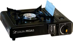 Плита газова туристична настільна портативна Grupa Pegas п'єзо 1900 Вт (1961)