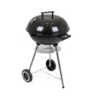 Круглий вугільний гриль барбекю Levistella LV20021802T з кришкою на колесах (21-16-LVS4539)