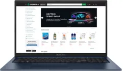 Ноутбук ASUS Vivobook 17 X1704VA-AU455 (90NB13X2-M003T0) Quiet Blue / 17.3" IPS Full HD / Intel Core 5 120U / RAM 16 ГБ / SSD 512 ГБ