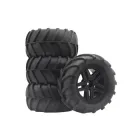 Колеса для радіокерованих машинок 85х45 мм з поролоновими вставками хекс 12мм