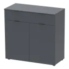 Комод у вітальню Doros Рон 2 80х38х100 см Графіт (DRS-011295)