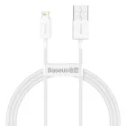 Зарядний кабель Baseus Superior Cable USB - Lightning 2.4A 1 м White (CALYS-A02)