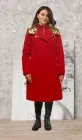 Зимове кашемірове пальто Lady Prestige Л255 50 червоне