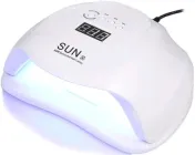 Лампа для манікюру Nail Lamp SUN X 54W для покриття нігтів гель лаком, гелем UV/LED White