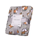 Плед з дизайном коргі Ardesto Flannel 160х200см поліестер (ART0109PB)