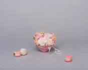 Букет у коробці-серце «Афродіта» - живі стабілізовані квіти S 20*18*15