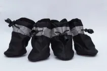 Черевики налапники для собак Pet Style "Мішечки" Чорні 7