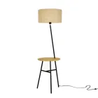Торшер у стилі модерн із дерев'яною стільницею (918-F8332-1 WOOD)