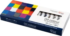 Набір олійних фарб ROSA Studio 12 кольорів 10 мл (4823098538202)